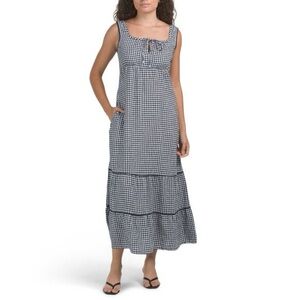 Cynthia Rowley Gingham Maxi Dress